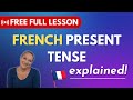 How to conjugate the French present tense!