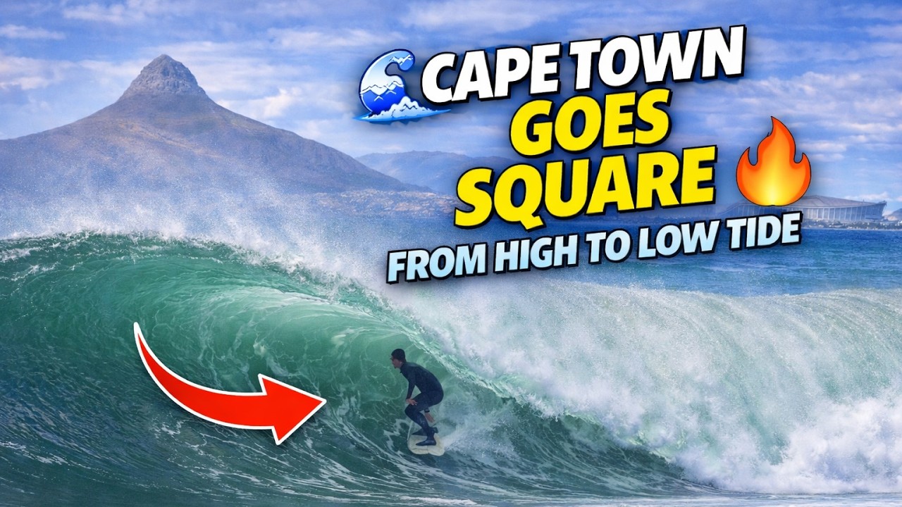 Пляж Нордхук 🌊 Самый мощный пляжный спот Кейптауна взорвался от волн | Профессиональные серферы и...