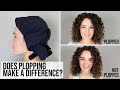 How to Plop Curly Hair | Plopping vs. Not Plopping. Does it make a difference?