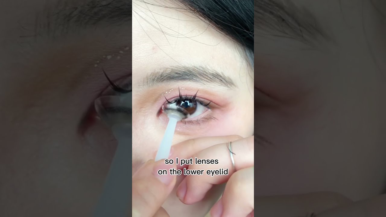 If Your Eyes Are Sensitive Try This It Really Works Lenses Contactlenses Howto Tutorial Fyp