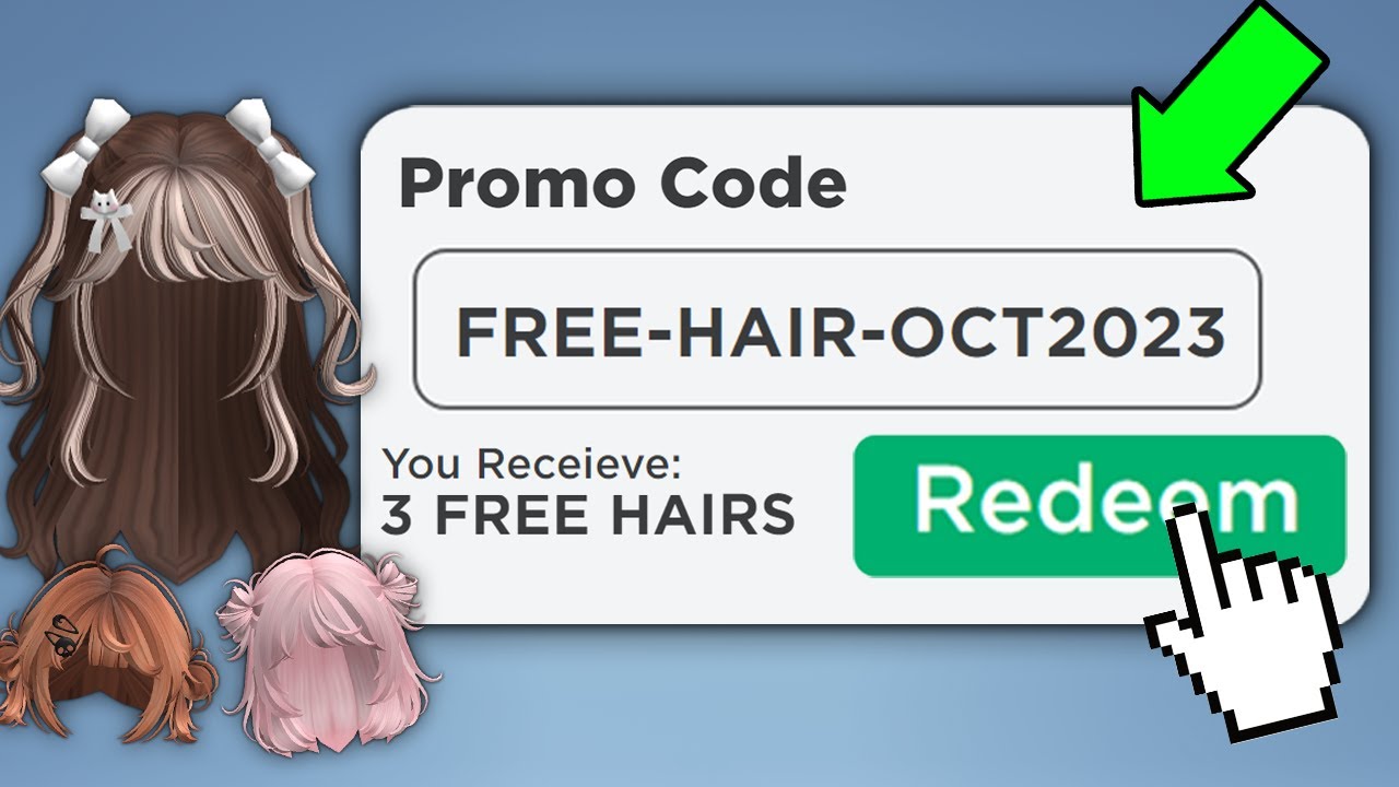 PROMOCODES THAT GIVE YOU FREE HAIR! 