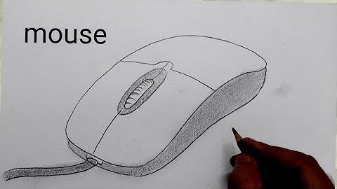 how to draw mouse l how to draw computer mouse