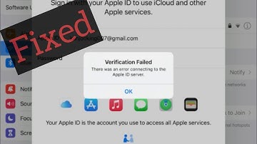 How To Fix Apple ID Not Sign In On iPad !! verification Faild There Was An Error Connecting Fixed