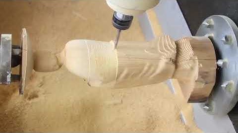 Small CNC Router Machine with Rotary Axis for 3D CNC Carving Projects