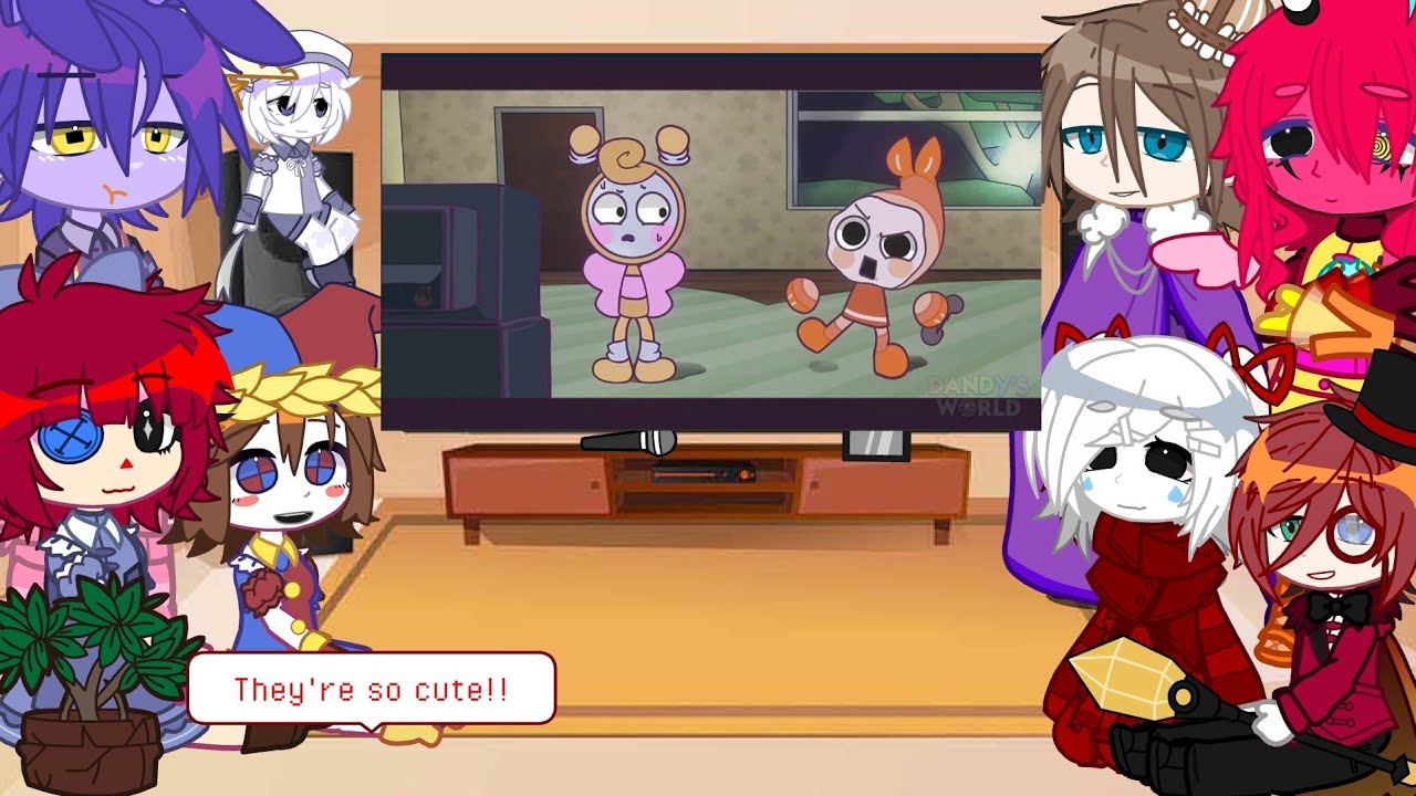 The Amazing Digital Circus React To Dandy's World Meme II Naomi 🐰