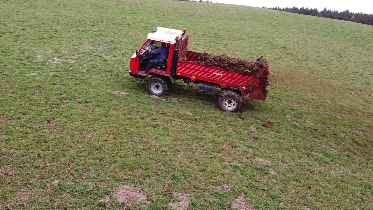 Mist streuen mit Reform Muli 875s am Hühnersberg
