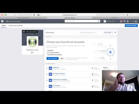 How To Add Facebook Pages & Facebook Ad Accounts In Business Manager - Facebook Ad Agency