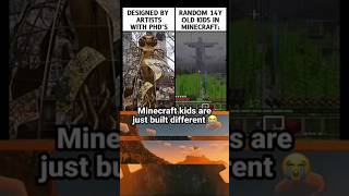 Minecraft kids are just built different 😭