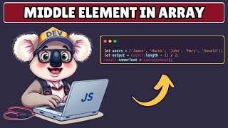 How to Find Middle Element in Array in Javascript