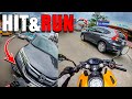 DRIVER REAR-ENDED &amp; RAN AWAY FROM BIKER | IF YOUR LIFE IS BORING GET A MOTORCYCLE | EP.67