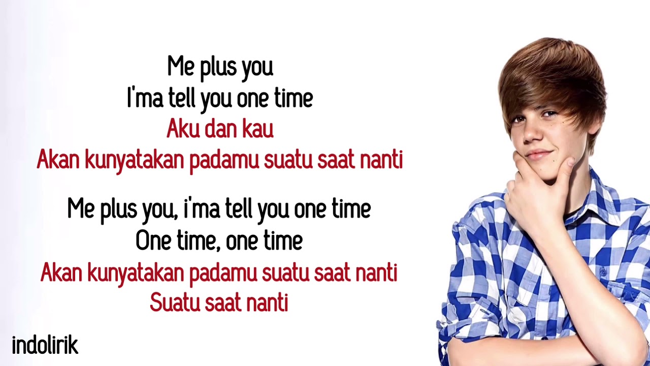 one Time - Justin Bieber (Lyrics) 