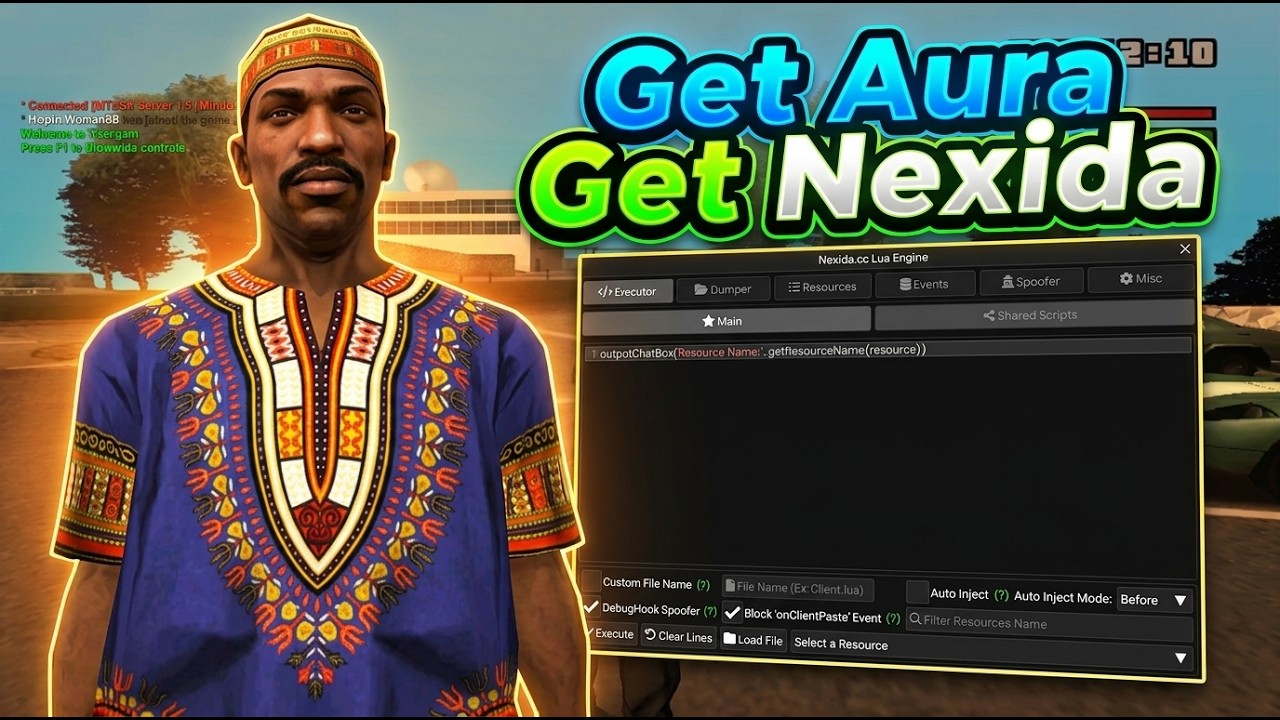 [MTA Cheat]: Nexida Lua Engine Showcase - YouTube