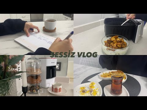 SESSİZ VLOG|BENİMLE BİR GÜN🫶🏻🌸🌧️