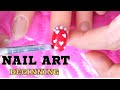 NAIL ART HEART DESIGN FOR BEGINNING step  by steps /Uñas Faciles