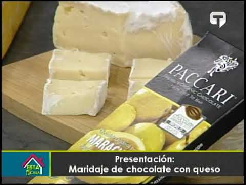 Presentación Maridaje de chocolate con queso