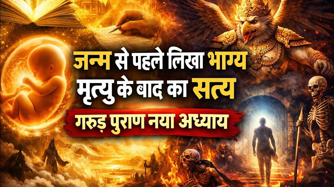 जन्म से पहले लिखा भाग्य और मृत्यु के बाद का सत्य | गरुड़ पुराण नया अध्याय (Garun Puran)Garun Puran