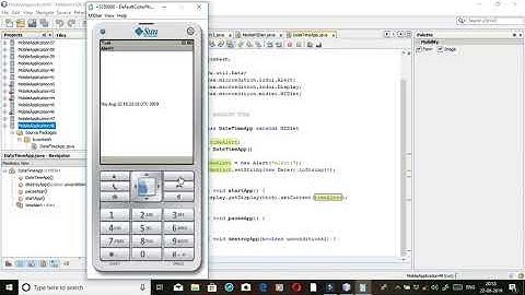 HOW TO CREATE DateTimeApp BY USING NetBeans IDE 6.5.1 SOFTWARE LIVE ON 22/08/2019