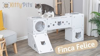 Assembly instructions for Finca Felice - cardboard landscape for cats - Kitty Pits and TRIXIE by TRIXIE UK 289 views 3 months ago 3 minutes, 57 seconds