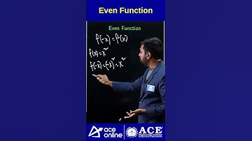 #evenfunction | #simpletricks #mathematics #eapcetpreparation  #educationshorts | #aceonline