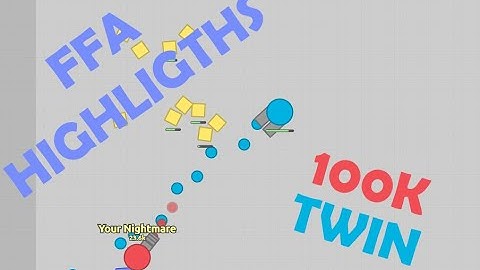 Twin: 100K with EVERY TANK | Diep.io