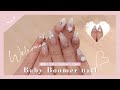 大人気ベイビーブーマー×薔薇𐙚₊˚⊹♡ キャンドゥジェルで簡単Baby boomer nail🍼