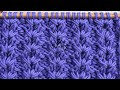 How to knit the little flowers stitch 4 rows only  so woolly