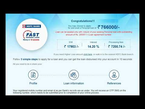 Watch this to know more about top up loan from hdfc bank. the amount will be credited into your account by 10 seconds. welcome my channel. like videos....
