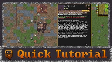 Dwarf Fortress - Quick Tutorial - Character sheets