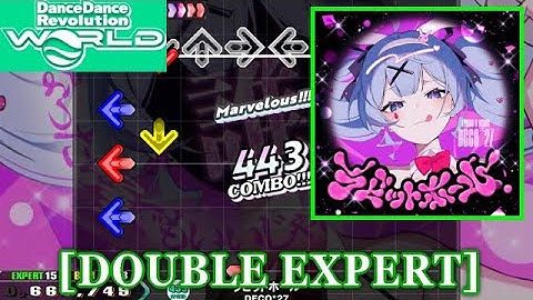【DDR WORLD】 ラビットホール / DECO*27 [DOUBLE EXPERT] 譜面確認+Clap