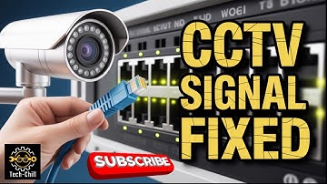How to fix No Video Signal on a CCTV Camera