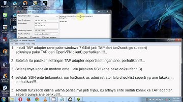 Share SSH via Connectify (win 7 64bit)