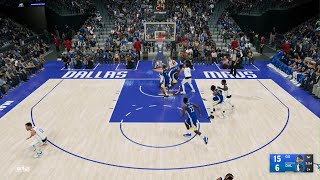 NBA2k22 Clip - Andrew Wiggins posterizes Dwight Powell