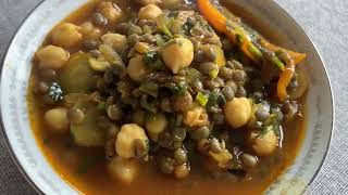 Lentils-Pinto Beens/Under 30 minutes/Ароматный Суп/Чечевица и Нут/Быстро и Вкусно!