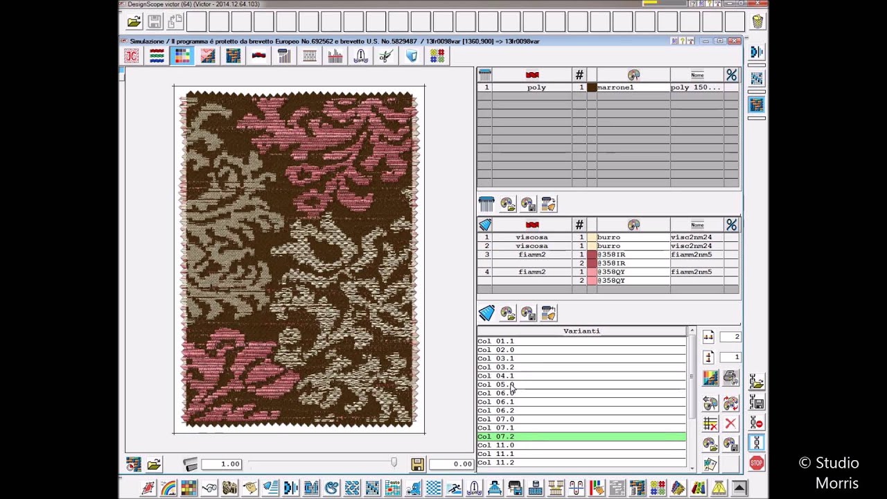 Weave Simulation - Studio Morris - YouTube
