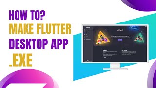 How to make Flutter Desktop App .exe ? | Flutter Desktop App [2024]