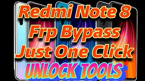 Redmi note 8 Frp Bypass Just One Click Solution Unlock Tools 🔥 #redmi #frp