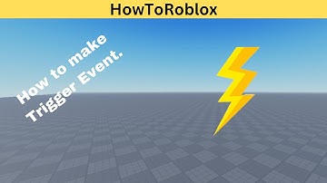 HowToRoblox - How to make a Trigger Event In Roblox Studio.