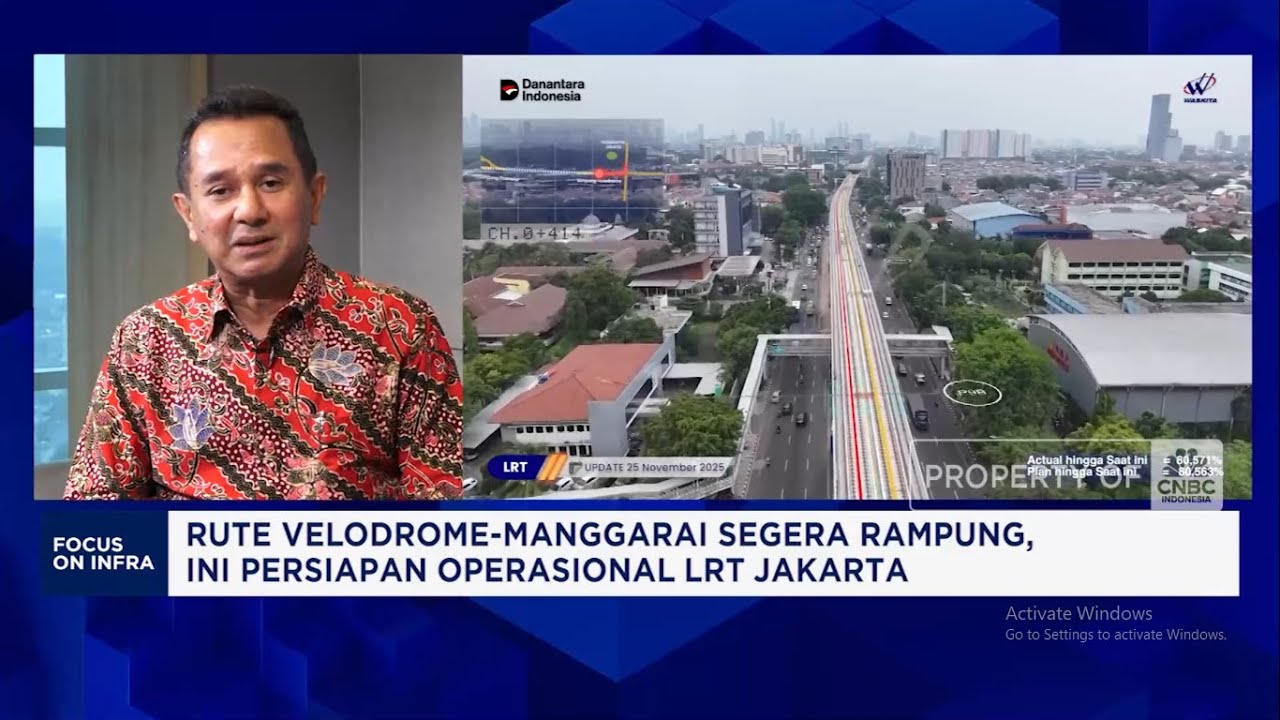 LRT Jakarta Punya Rute 12,2 KM, Siap Layani Kelapa Gading-Manggarai
