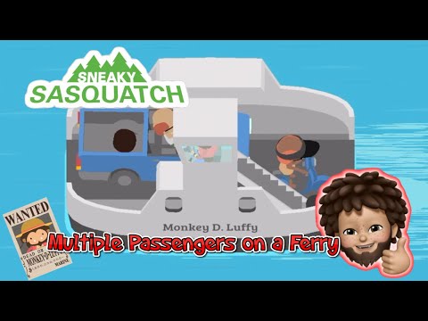 Sneaky Sasquatch - Multiple Passenger Cars onto one Ferry