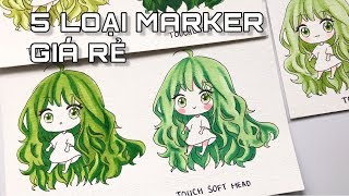 [ Họa cụ Lỗ Store ] Review màu Touchliit, Touch Soft Head, Touchnew và Kuelox - Cheap Marker screenshot 5