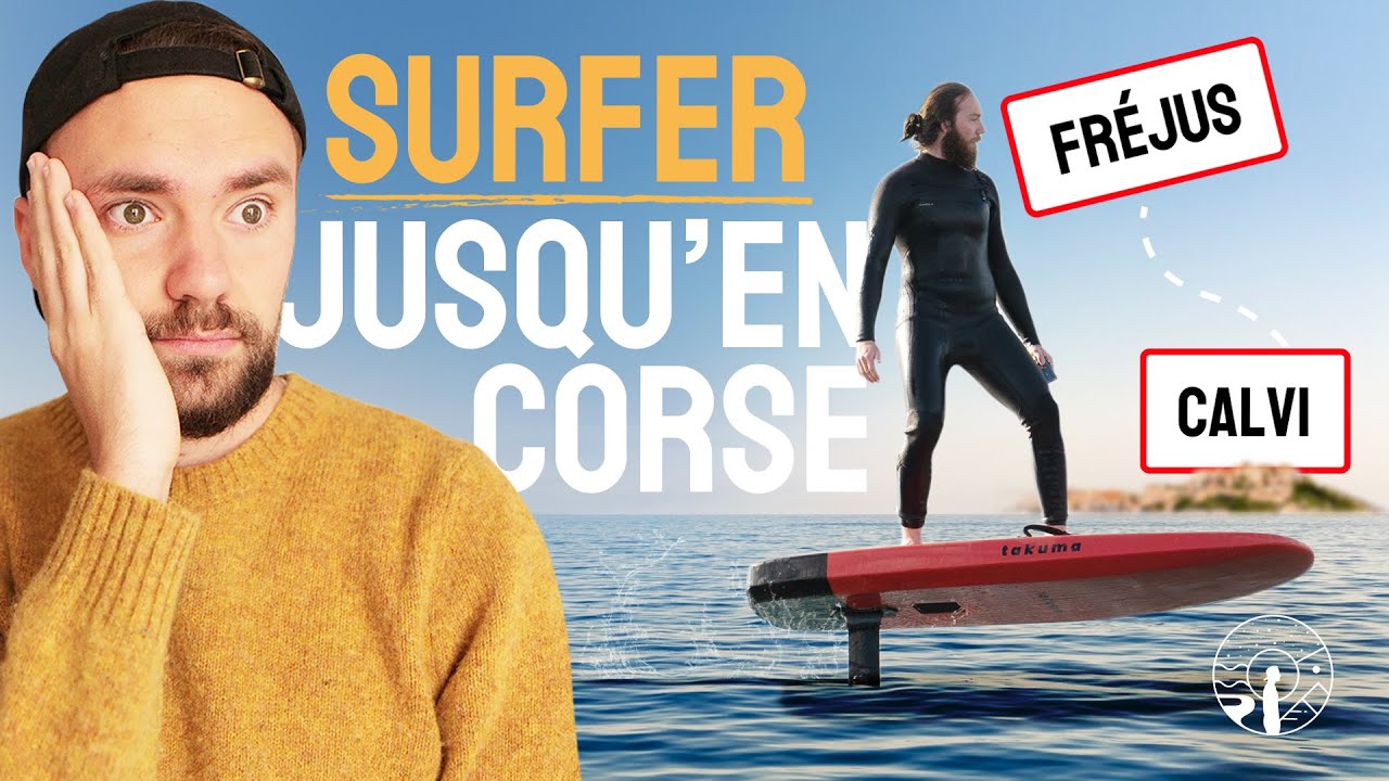IL TENTE DE TRAVERSER LA MÉDITERRANÉE … EN SURF ÉLECTRIQUE !