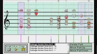 Cabbage Garden Zone Act 2 [semi-OC] on Mario Paint Composer