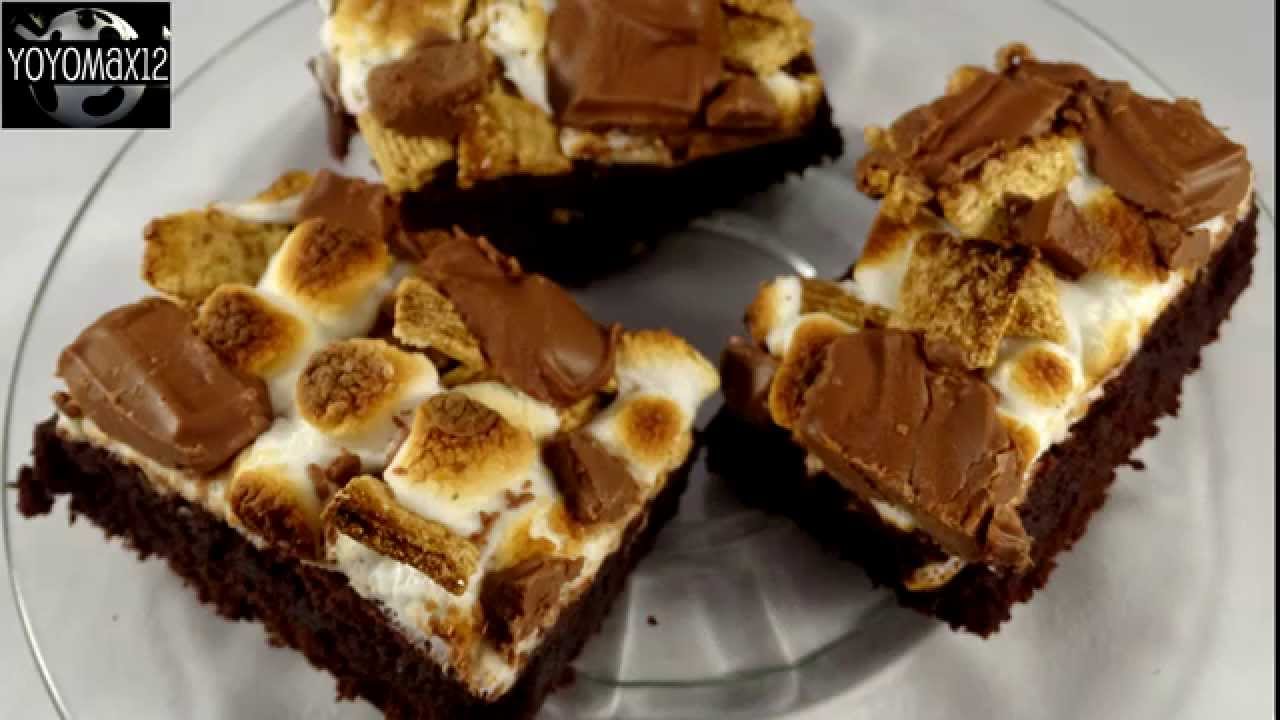Fudgy S'mores Brownies - with yoyomax12