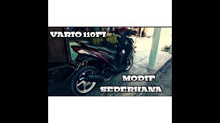 Honda Vario 110 Fi Modif Sederhana