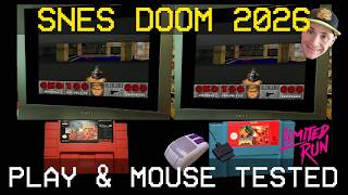 DOOM SNES - Limited Run Games - Compared and SNES Mouse Tested