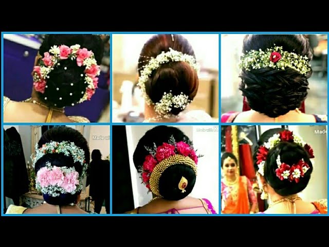 Bridal Bun Hairstyles Wedding Engagement Hairstyles Juda Hairstyles Hairstyles For Short Hair Youtube Messy side bun hairstyle for round face. bridal bun hairstyles wedding