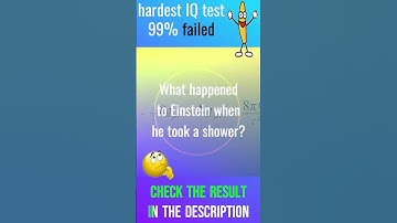 What happened to Einstein when he ...Can YOU Solve? Brainteaser mystery puzzle riddle #shorts