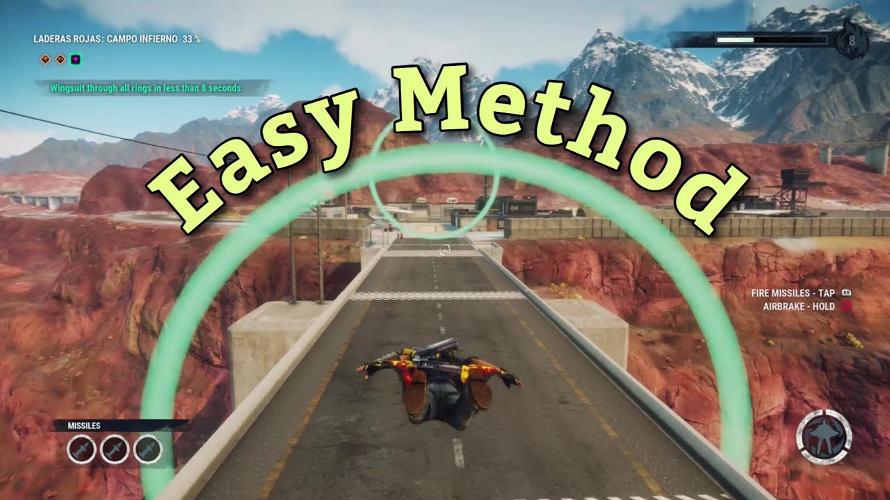 Wingsuit Solis Pro Tour Stunt (Laderas Rojas) in Just Cause 4 YouTube