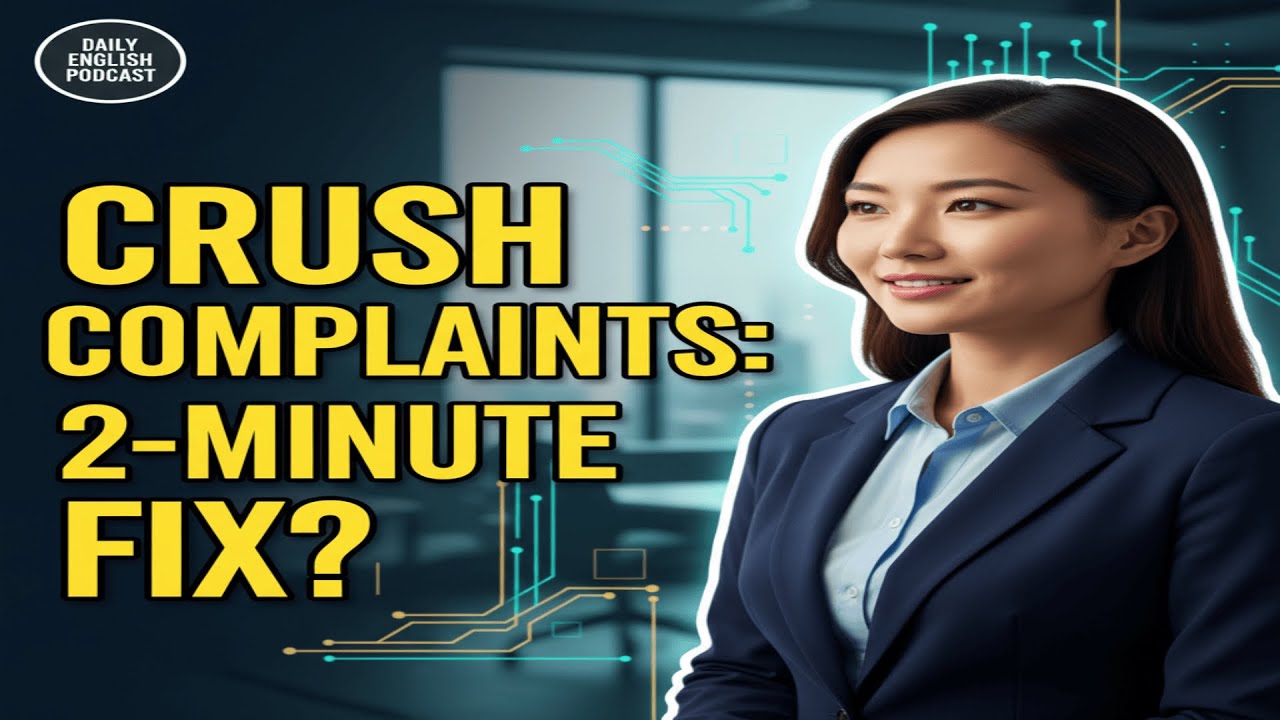 Business English: Resolve Complaints in 2 Minutes