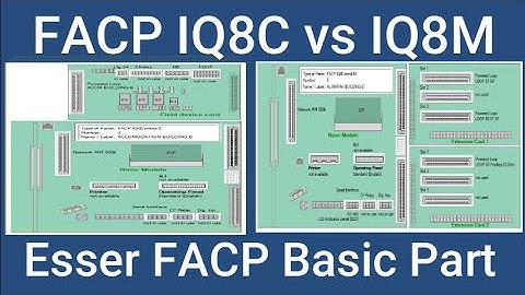 Esser IQ8CM fire alarm control panel basic internal part l IQ8C VS IQ8M
